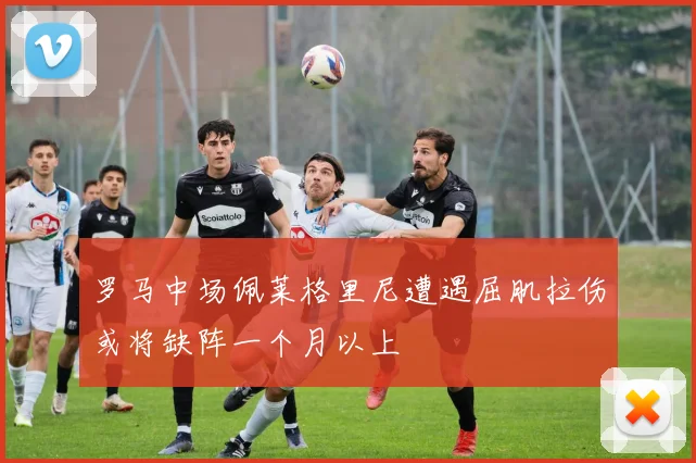 罗马中场佩莱格里尼遭遇屈肌拉伤或将缺阵一个月以上